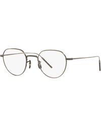 Oliver Peoples - Ov1298T Tk-4 5284 Optical Frames Titanium Transparent Pantos Normal - Lyst