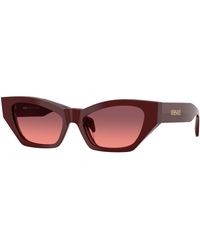 Versace - Ve4488U 551520 Sunglasses Acetate Cat Eye Normal Nuanced - Lyst