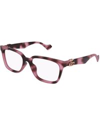 Gucci - Gg1537Ok 004 Optical Frames Injected Transparent Squared - Lyst