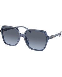 Michael Kors - Mk2196U Jasper 39568F Sunglasses Acetate Squared Normal Shaded - Lyst