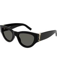 Saint Laurent - Sl M94/F 001 Sunglasses Acetate Cat Eye - Lyst