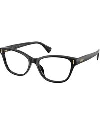 Ralph Lauren - Ra7195U 5001 Optical Frames Acetate Transparent Squared Normal - Lyst