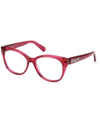 Swarovski - Sk5469 072 Optical Frames Outlet Acetate Round Normal - Lyst