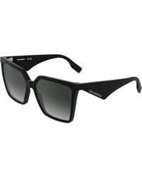 KARL LAGERFELD - Kl6207S 001 Sunglasses Bio-Injected Smoke Squared Normal - Lyst
