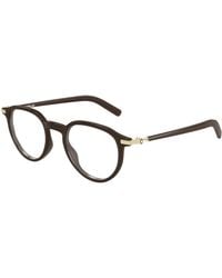 Montblanc - Mb0495O 003 Optical Frames Injected Transparent Round - Lyst