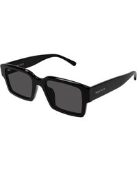 McQueen - Am0579S 001 Sunglasses Acetate Squared - Lyst