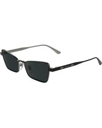 Calvin Klein - Ck24110S 001 Sunglasses Metal Butterfly Normal - Lyst