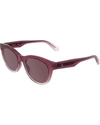Calvin Klein - Ckj26600S 606 Sunglasses Bio-Injected Round Normal - Lyst