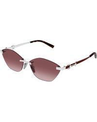 Gucci - Gg2050S 003 Sunglasses Metal Cat Eye - Lyst