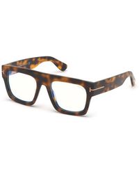Tom Ford - Ft5634-B 056 Optical Frames Acetate Geometric Normal - Lyst