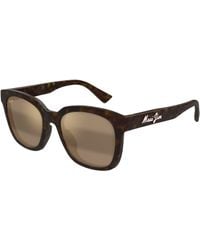Maui Jim - Mj0653Sa 002 Occhiali Da Sole Bio-Iniettato Bronzo Rotonda - Lyst
