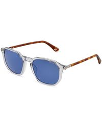 Police - Splu69 Roadie 8 71Mb Sunglasses Acetate Smoke Geometric Normal Mirrored - Lyst