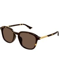 Bottega Veneta - Bv1262Sa 002 Sunglasses Acetate Round - Lyst
