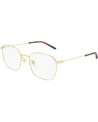Gucci - Gg0681O 001 Optical Frames Metal Transparent Squared - Lyst