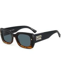 DSquared² - D2 0061/S Ex4/Ku Sunglasses Acetate Geometric - Lyst