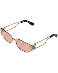 Off-White c/o Virgil Abloh - Ow1027 Allen 7630 Sunglasses Metal Squared Normal - Lyst