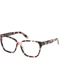 Guess - Gu50354 074 Optical Frames Acetate Squared Normal - Lyst