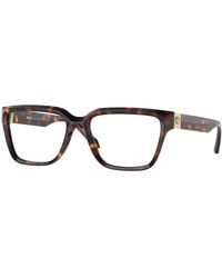 Versace - Ve3357 108 Optical Frames Acetate Transparent Squared Normal - Lyst