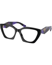 Prada - Pr 09Yv 19S1O1 Optical Frames Acetate Geometric Normal - Lyst