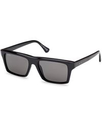 Web - We0383 05D Sunglasses Acetate Smoke Squared Polarized - Lyst