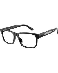 Emporio Armani - Ea3265U 5017 Optical Frames Acetate Squared Normal - Lyst