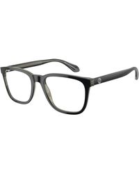 Giorgio Armani - Ar7255 6087 Optical Frames Acetate Transparent Pillow Normal - Lyst