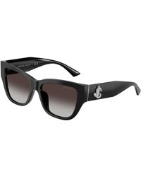 Jimmy Choo - Jc5039Bu 50008G Sunglasses Acetate Pillow Normal Shaded - Lyst