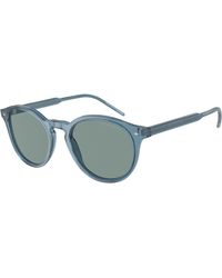 Giorgio Armani - Ar8211 607156 Sunglasses Acetate Pantos Normal Anti-Glare - Lyst