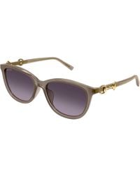Gucci - Gg2220Sk 004 Sunglasses Acetate Round Nuanced - Lyst