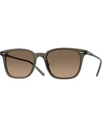 Oliver Peoples - Ov5614Su Laedin 1820Gn Sunglasses Acetate Squared Polarized Nuanced - Lyst