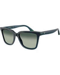 Emporio Armani - Ea4261 631919 Sunglasses Acetate Geometric Normal Shaded - Lyst