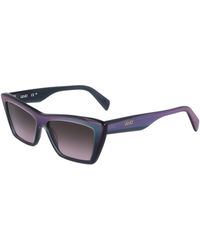 Liu Jo - Lj802S 314 Sunglasses Acetate Verde Squared Normal - Lyst