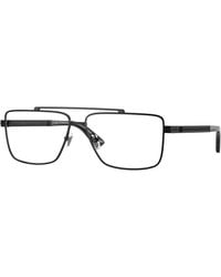 Versace - Ve1315 1261 Optical Frames Metal Transparent Squared Normal - Lyst