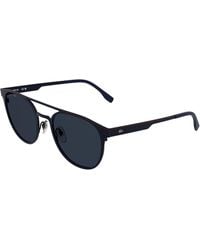 Lacoste - L275S 601 Sunglasses Metal Round Normal - Lyst