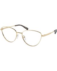 Michael Kors - Mk3070 Crested Butte 1014 Optical Frames Metal Transparent Cat Eye Normal - Lyst