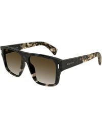 McQueen - Am0550S 002 Sunglasses Acetate Squared - Lyst