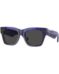 Burberry - Be4424 411487 Sunglasses Acetate Squared Normal - Lyst