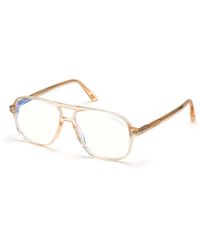 Tom Ford - Ft5737-B 045 Optical Frames Acetate Squared Normal - Lyst