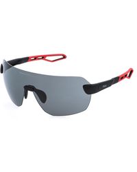 Fila - Sfia05 0U28 Sunglasses Injected Smoke Mask Water -Repellent - Lyst