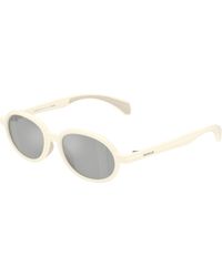Moncler - Me8006 Caprice 50028V Sunglasses Injected Round Mirror - Lyst