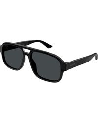 Gucci - Gg1342S 001 Sunglasses Plastic Pilot - Lyst