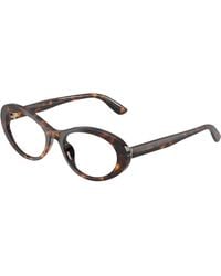 Dolce & Gabbana - Dg3450 502 Optical Frames Acetate Transparent Round Normal - Lyst