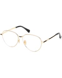 Max Mara - Mm5178 030 Optical Frames Metal Pilot Normal - Lyst