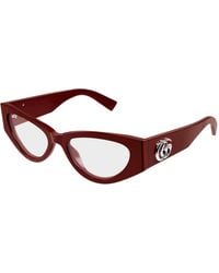 Gucci - Gg1953O 003 Optical Frames Acetate Transparent Cat Eye - Lyst