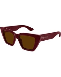 McQueen - Am0507S 003 Sunglasses Acetate Cat Eye - Lyst
