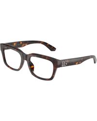 Dolce & Gabbana - Dg3416 502 Optical Frames Acetate Squared Normal - Lyst