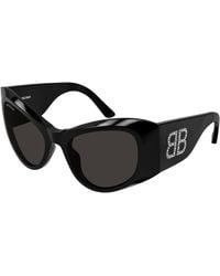 Balenciaga - Bb0393S 005 Sunglasses Acetate Butterfly - Lyst
