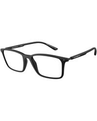 Emporio Armani - Ea3237 5001 Optical Frames Injected Squared Normal - Lyst