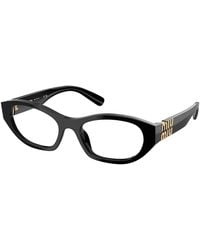 Miu Miu - Mu 03Wv 16K1O1 Optical Frames Acetate Geometric Normal - Lyst