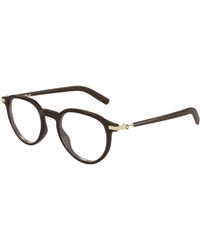 Montblanc - Mb0495O 003 Optical Frames Injected Transparent Round - Lyst